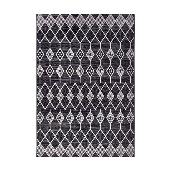 Antracitszürke kültéri szőnyeg 130x190 cm – Elle Decoration