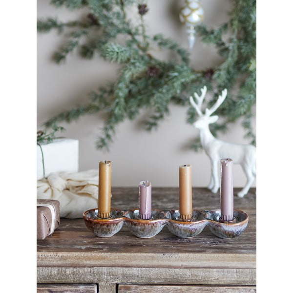 Agyagkerámia adventi gyertyatartó Kalia – Bloomingville-image-2