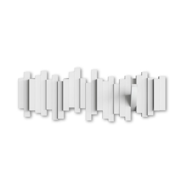 Fehér műanyag fali fogas Sticks – Umbra