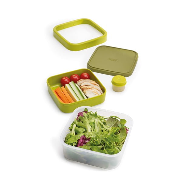 GoEat zöld tárolódoboz salátához - Joseph Joseph-image-1