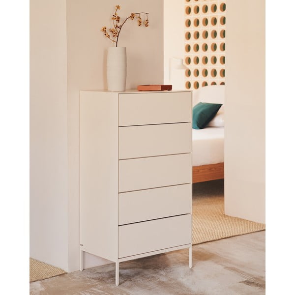 Fehér magas komód 60x114 cm Vedrana – Kave Home-image-1
