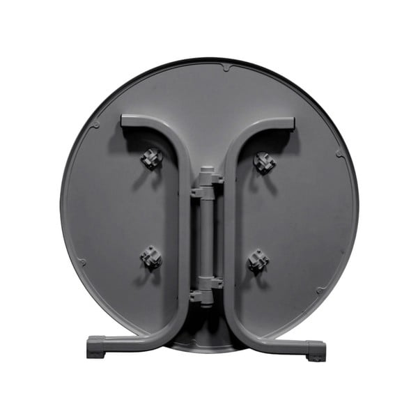 Fém kerek kerti étkezőasztal ø 70 cm Pizarra – Dajar-image-2