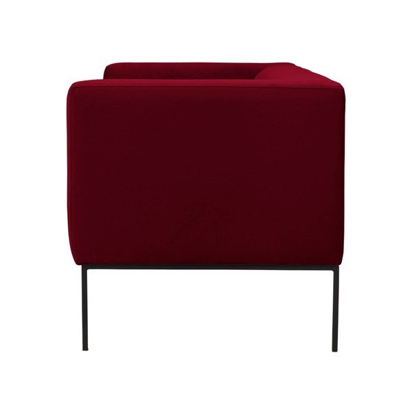 Neptune piros bársony kanapé, 145 cm - Windsor & Co Sofas-image-3