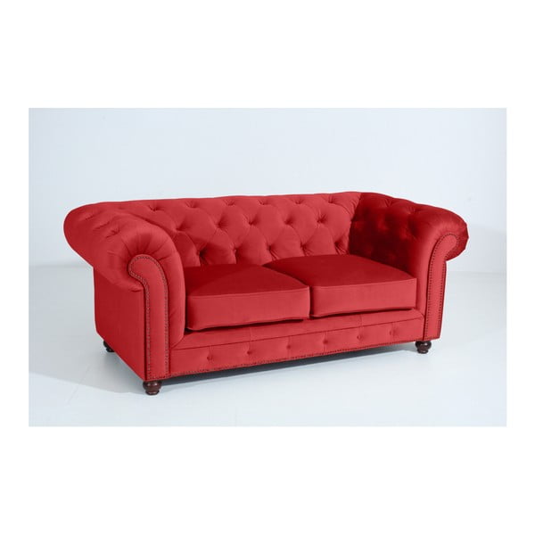 Orleans Velvet piros kanapé, 196 cm - Max Winzer-image-2