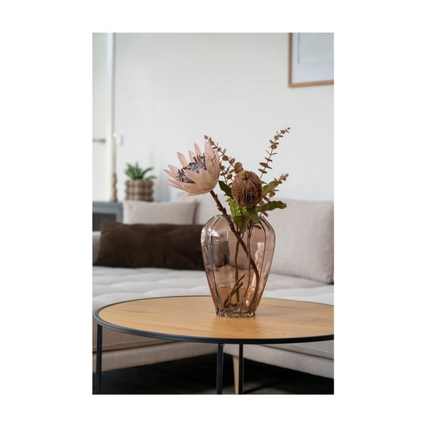 Barna üveg váza (magasság 29 cm) – House Nordic-image-1