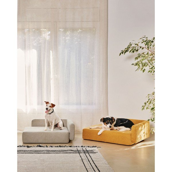 Bézs kutyafekhely 73x60 cm Bowie - Kave Home-image-3