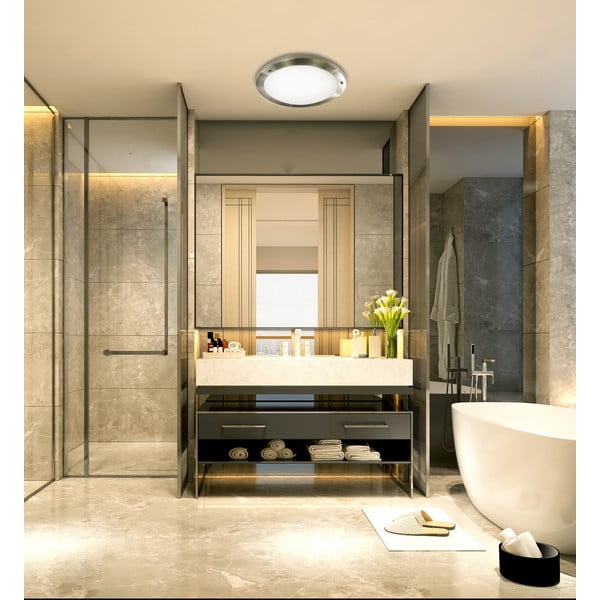 Bronzszínű mennyezeti lámpa üveg búrával ø 18 cm Aquila – Candellux Lighting-image-1