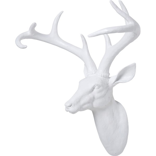 Deer fehér dekorációs szobor, 40 x 45 cm - Kare Design-image-2