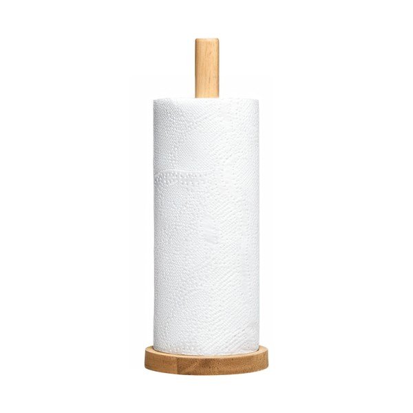 Natúr színű fa papírtörlő tartó ø 12 cm Soka – Premier Housewares