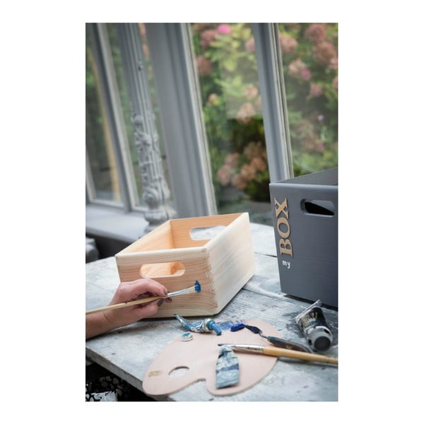 Custom tárolódoboz borovi fenyőből, 30 x 20 x 14 cm - Compactor-image-1