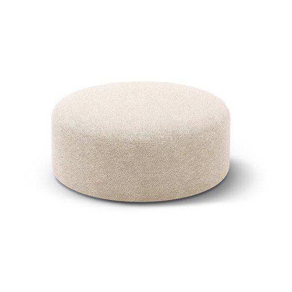 Bézs buklé puff Dia – Micadoni 