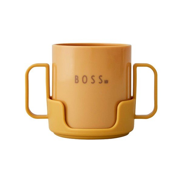Mini Boss mustársárga gyerekbögre - Design Letters-image-4