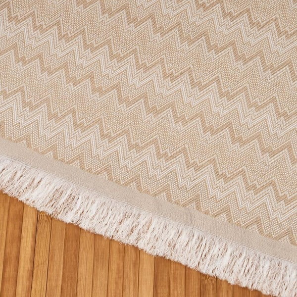 Bézs ágytakaró franciaágyra 230x290 cm Up & Down – Casa Selección-image-1