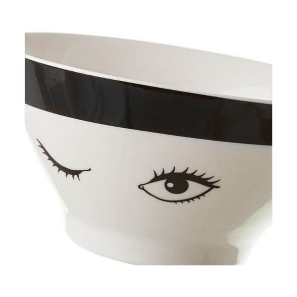 Black Dreameyes porcelántálka, 350 ml - Unimasa-image-1
