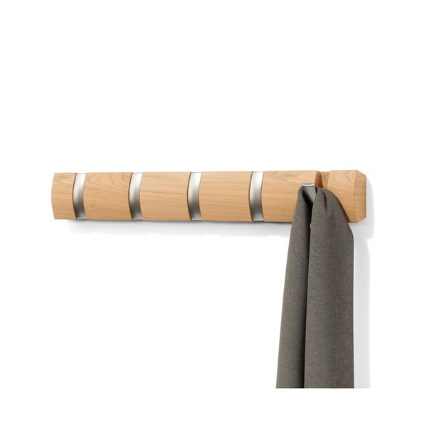 Natúr színű kőrisfa fali fogas Flip – Umbra-image-4