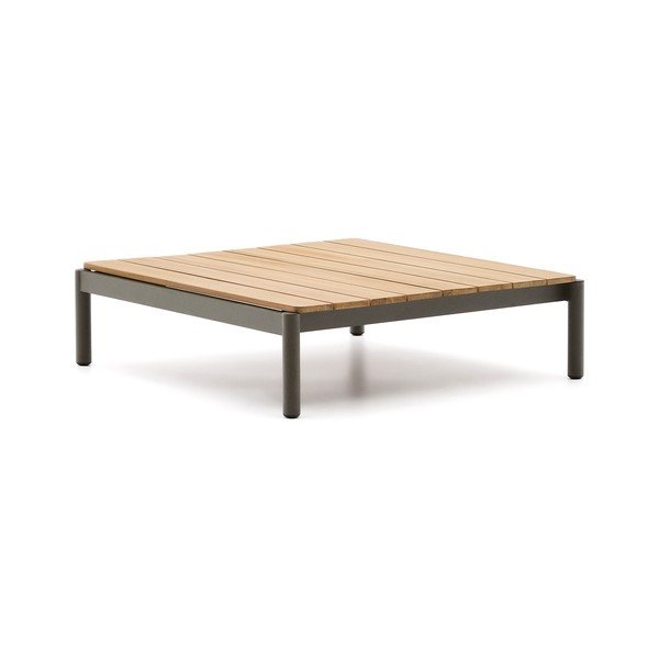 Teakfa kerti dohányzóasztal 89x91 cm Sorells – Kave Home