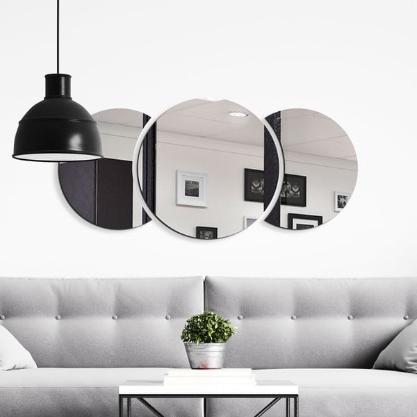 Falmatrica 26x26 cm Half-moon Mirror – Ambiance-image-4