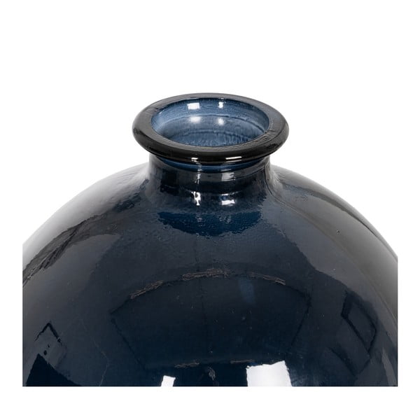 Sötétkék kézzel készített váza (magasság 18 cm) – Ixia-image-3