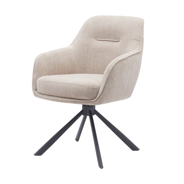 Krémszínű kárpitozott étkezőfotel szett 2 db-os Avola – Unique Furniture-image-2