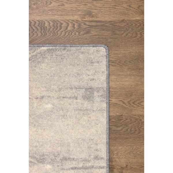 Krémszínű gyapjú szőnyeg 133x180 cm Colette – Agnella-image-3