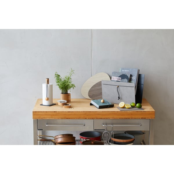 Antracitszürke papírtörlő tartó ø 13 cm Hippo – LIND DNA-image-1