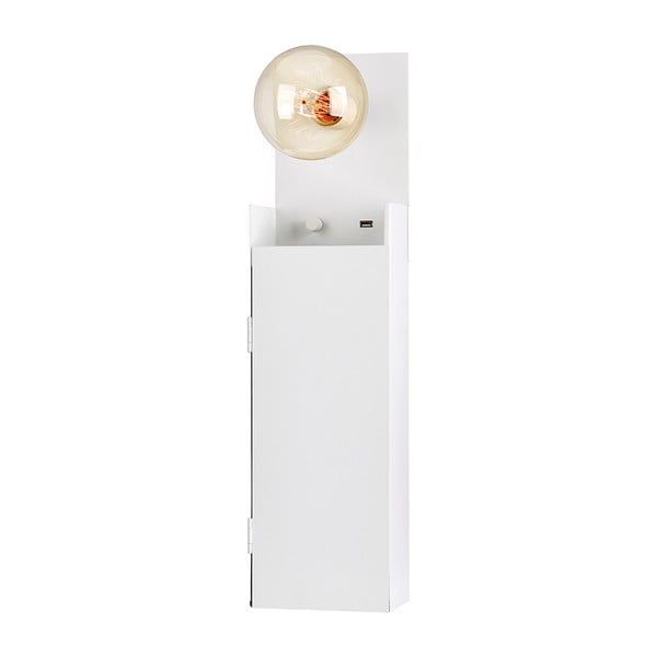 Combo fehér fali lámpa szekrénnyel - Markslöjd