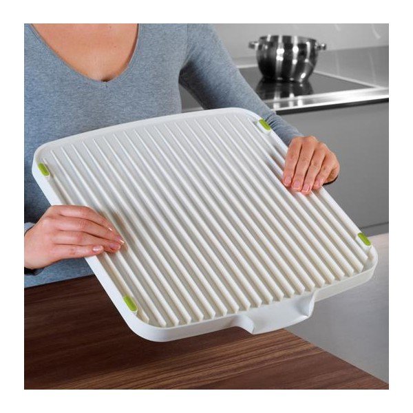 Flip szürke kétoldalas edénycsepegtető tálca - Joseph Joseph-image-3