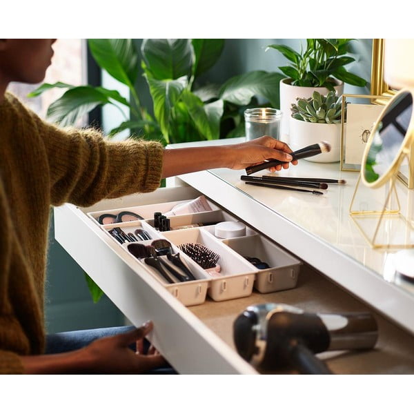 Bézs fürdőszobai rendszerező szett 7 db-os Viva – Joseph Joseph-image-1