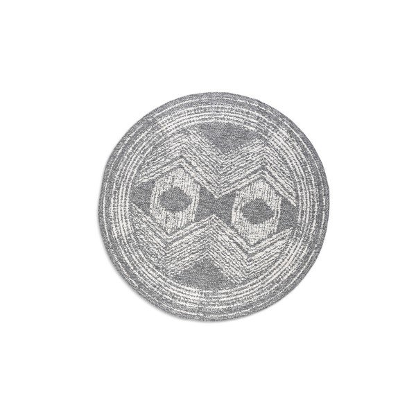 Szürke-krémszínű kerek kültéri szőnyeg ø 140 cm Gemini – Elle Decoration-image-2