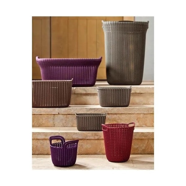 Műanyag szennyeskosár 57 l Knit – Curver-image-1