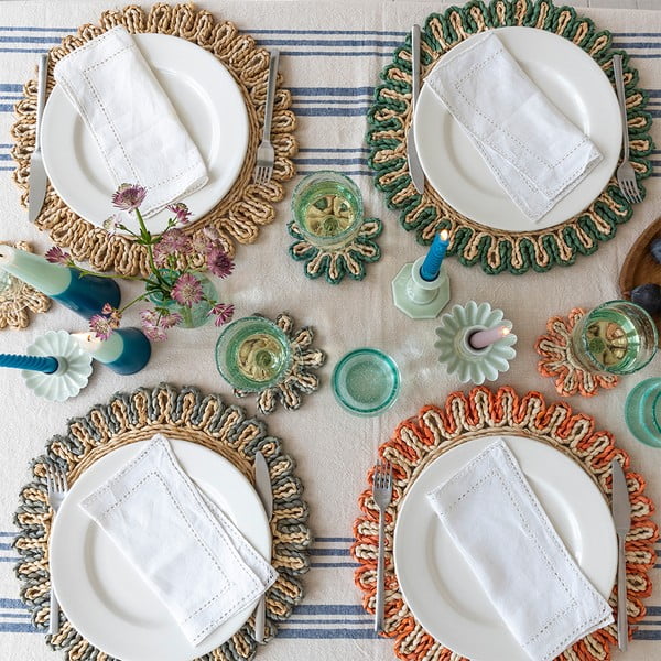 Kukoricacsuhé tányéralátét ø 38 cm Corn Husk – Rex London-image-1