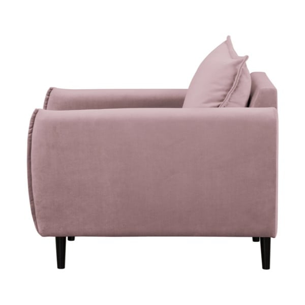 Levendula színű bársony fotel Juli – Ropez-image-2