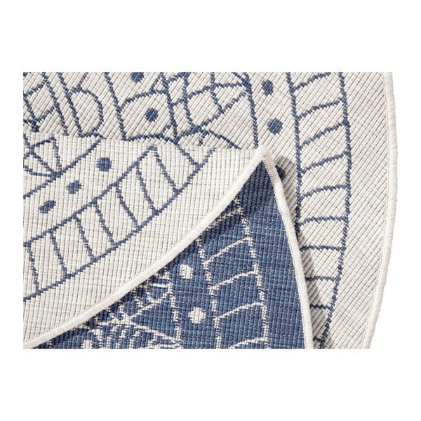 Porto kék kültéri szőnyeg, ø 200 cm - NORTHRUGS-image-3