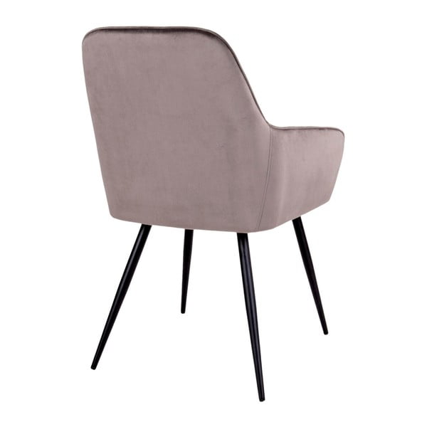 Világosbarna kárpitozott karfás étkezőfotel szett 2 db-os Harbo – House Nordic-image-4