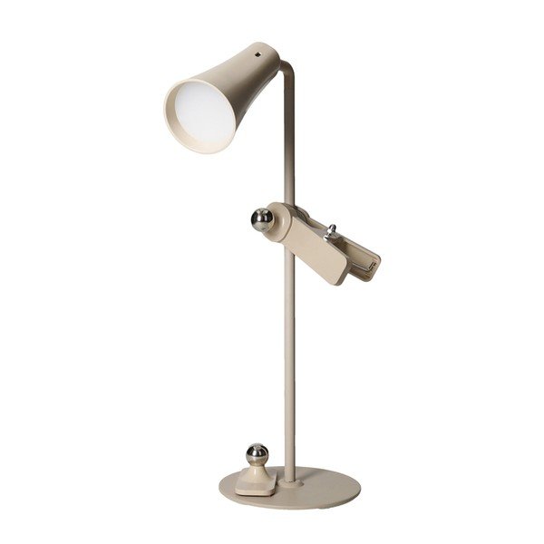 Bézs LED asztali lámpa (magasság 47,5 cm) 4in1 – Brandani