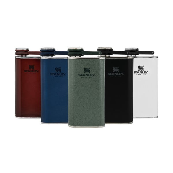 Zöld rozsdamentes acél laposüveg 230 ml Easy-Fill Wide Mouth Flask Hammer Tone Green – Stanley-image-2