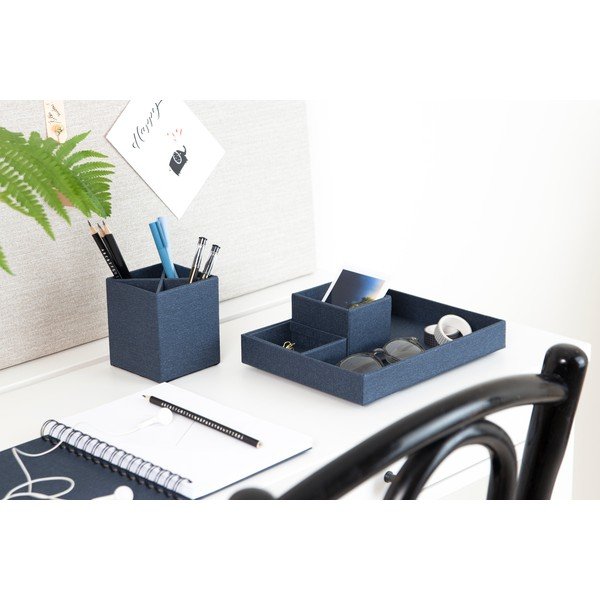 Lena sötétkék 4 részes asztali rendszerező - Bigso Box of Sweden-image-2
