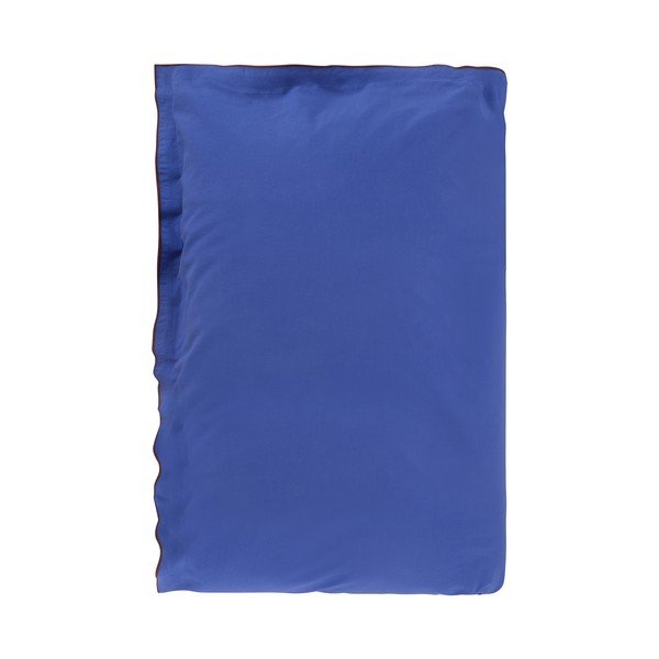 Kék-barna egyszemélyes pamut-perkál ágyneműhuzat 140x200 cm Pivot – Jotex