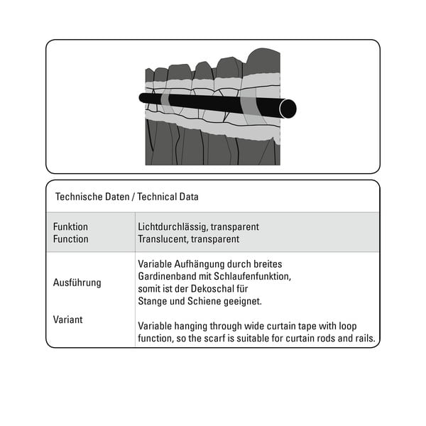 Fehér fényáteresztő függöny 140x245 cm Etamine – Sehlbach-image-3
