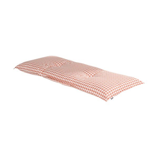 Poule narancssárga-fehér kerti ülőpárna, 120 x 50 cm - Hartman-image-1