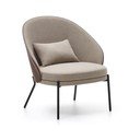 Világosbarna fotel Eamy – Kave Home