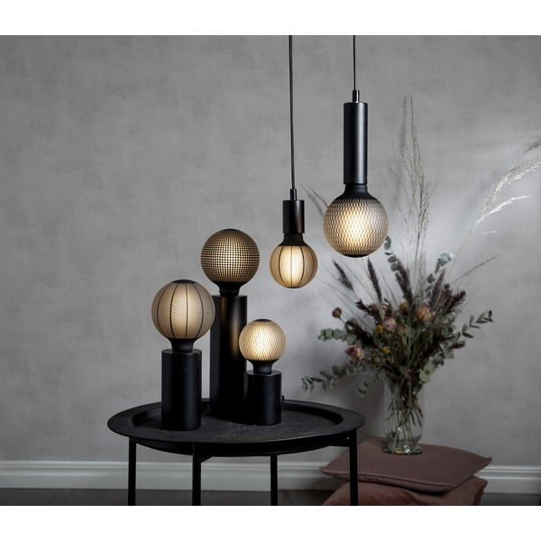 Fekete lámpa állvány 25 cm Tub – Star Trading-image-3