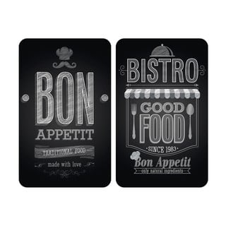 Bon Appetit 2 db tűzhelyvédő üveglap, 52 x 30 cm - Wenko