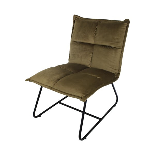 Estelle olivazöld bársony szék - HSM Collection