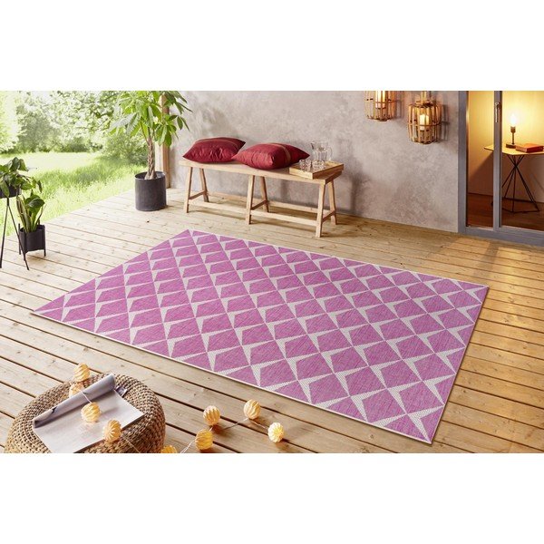Escala rózsaszín-bézs kültéri szőnyeg, 160 x 230 cm - NORTHRUGS-image-1