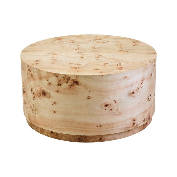 Natúr színű kerek dohányzóasztal ø 80 cm Mota – Premier Housewares