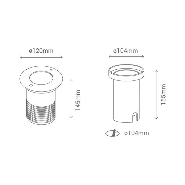 Kültéri spot lámpa, ø 12 cm - SULION-image-2