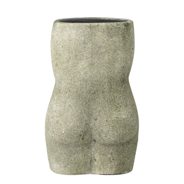 Emeli szürkészöld terrakotta váza, magasság 16 cm - Bloomingville-image-3