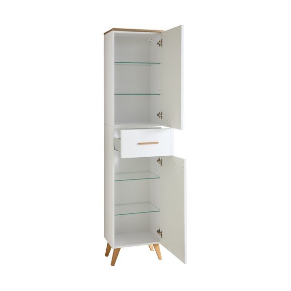 Fehér fürdőszoba szekrény 184x45 cm Quickset 383 – Pelipal-image-3