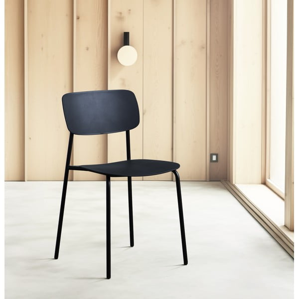 Fekete étkezőszék szett 2 db-os Kirkland – Unique Furniture-image-1